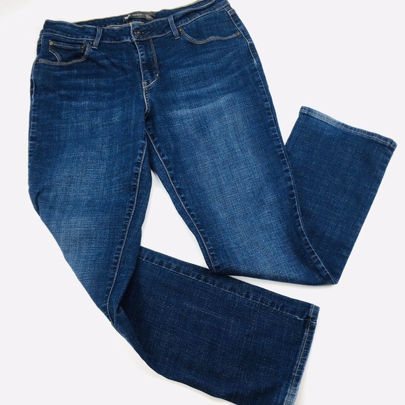 Levi's Denim - LEVI'S SAN FRANCISCO Women's 14/32 Blue JEANS Straight Leg BOLD CURVE Mid Rise